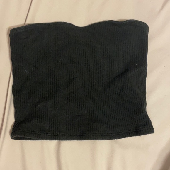 Hollister Black Ribbed Tube Top - Picture 1 of 4